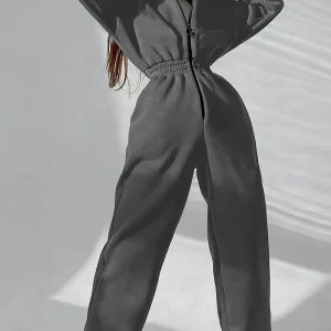 Cecilia - Tuta con cappuccio e vita elastica