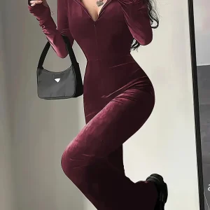 Alice - Tuta con cerniera frontale