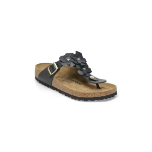 Birkenstock Gizeh Infradito in Pelle da Donna – Nero - GIZEH1026693