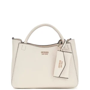 Guess Brenton Sml Girlfriend Satchel Tracolla Media da Donna – Osso - HWPG9648050 BO