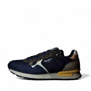 Pepe Jeans Brit Essence Sneakers Basse da Uomo – Navy - PMS400021 595