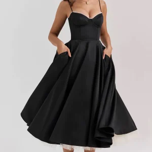 Abito midi in tulle Matilda