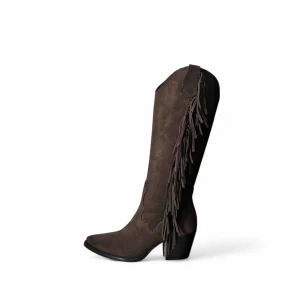 Kammi Stivale Frange Stivali Texani da Donna – Testa di Moro - GAIA 01 TDM
