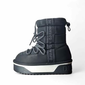 D.Franklin Stivaletti con Pelo da Donna – Nero - 371006