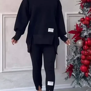 Amelia - Completo leggings felpa casual da donna