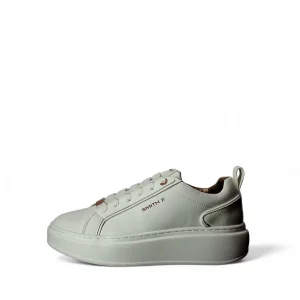 Alexander smith Stone High Woman Sneakers Basse da Donna – Bianco - SXBDHSW6594 WIW