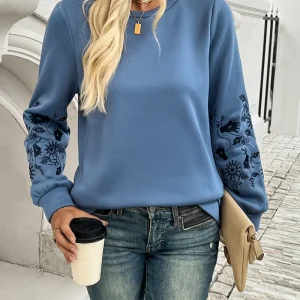 Beatrice - Felpa con stampa floreale