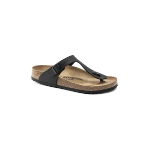 Birkenstock Gizeh Infradito in Pelle da Donna – Nero - GIZEH043691