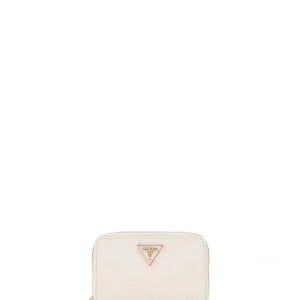 Guess Cresidia Slg Medium Zip Porta Carte da Donna – Bianco - SWPG9349140 WH