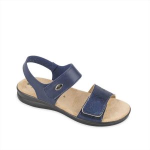 Valleverde Sandali Bassi da Donna – Blu - 25333 BLU