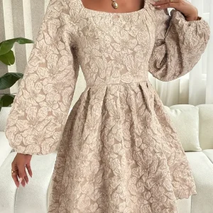 Agnes - Abito elegante con scollatura quadrata