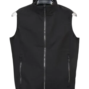 Giubbotto smanicato con zip e tasche