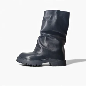 Kammi Texano Stivaletti senza stringhe da Donna – Nero - ROCK