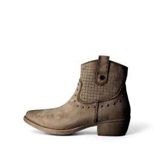 Refresh Ricc Stivaletti Stringati da Donna – Beige - 17504201-S12B