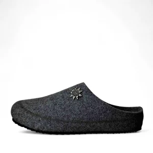 Letiroles Le Tirolesi Pantofole Chiuse da Uomo – Grigio - 131