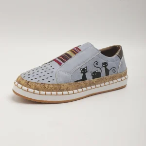 Barbara - Scarpe casual piatte retrò