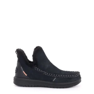 Dude Camden Suede Stivaletti con Pelo da Donna – Nero - 42028-060