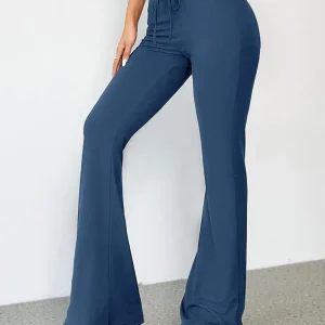 Amelia - Pantaloni svasati con coulisse e vita elastica