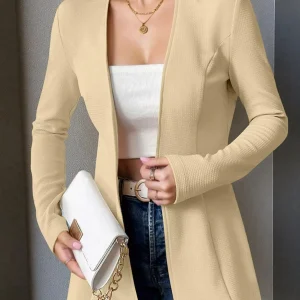 Zenia - Blazer elegante a maniche lunghe con un bottone