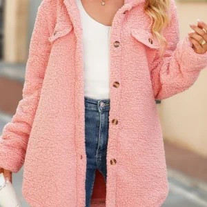 Aida - Elegante giacca oversize in pile