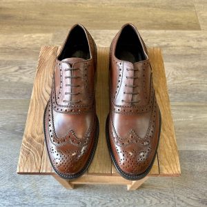 Francesine in pelle marrone