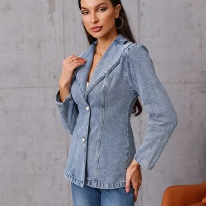 Albina - Elegante giacca in denim da donna