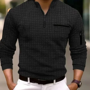 Gustin - Elegante Camicia a Quadri a Maniche Lunghe