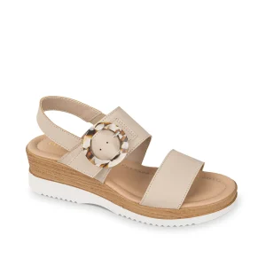 Valleverde Sandali Bassi da Donna – Beige - 32340
