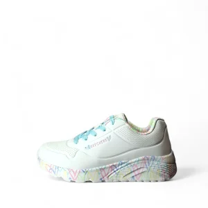 Skechers Uno Lite Sneakers Basse da Donna – Bianco - 314976L WPTQ