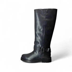 Francesco Brunelli Barbara Stivali senza Tacco da Donna – Nero - AD5922