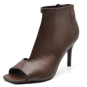 Scarpe Tronchetti Sandali Da Donna Con Tacco A Spillo Cerimonia Spuntati