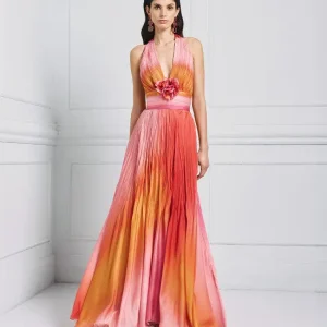 Access Fashion Abito lungo sfumato mod 3378 PE25