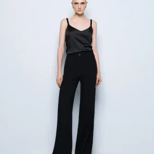 Access Fashion Pantaloni a gamba larga nero mod. 5035  AI25