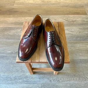 Derby goodyear pelle abrasivata bordeaux