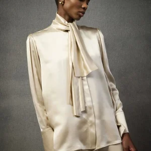 Liviana Conti  Camicia Edna in seta con fusciacca mod. L5WS58 AI25