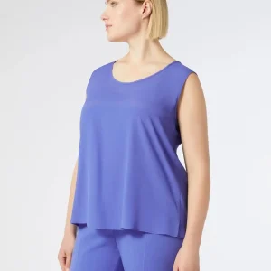 Persona by Marina Rinaldi Top in crêpe de Chine di misto seta Bellezza PE25