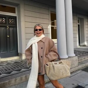 Amaravin - Giacca di lana oversize