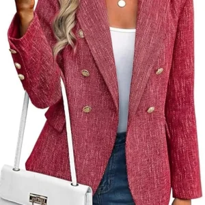 Alesia - Elegante blazer doppiopetto con revers