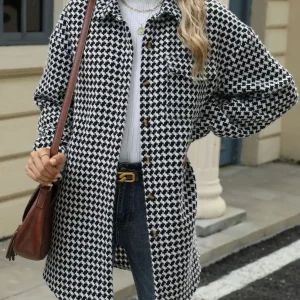 Aila - Elegante cappotto caldo a maniche lunghe con bottoni