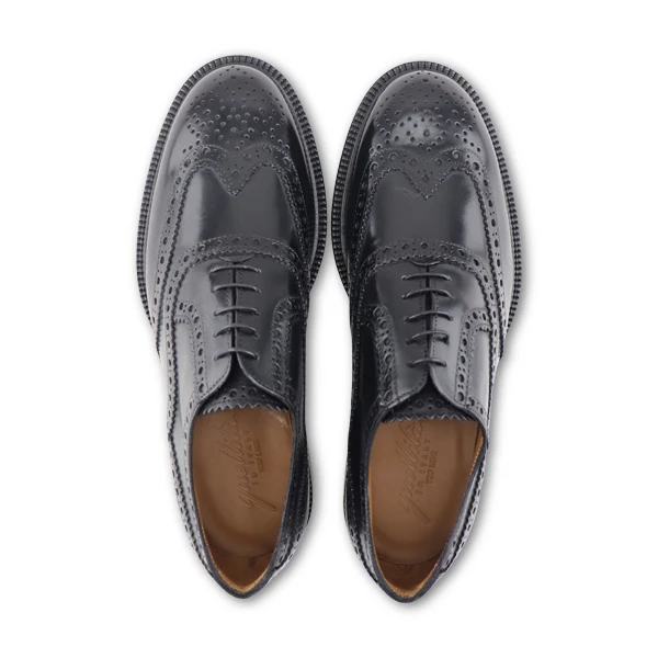 Scarpe Francesine nere in pelle - immagine 4