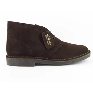 Clarks Desert Boot Stivaletti Stringati da Uomo – Marrone - 166784