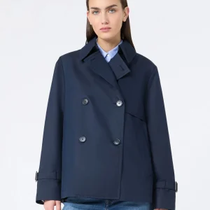 Weekend Max Mara Trench crop in gabardina antipioggia Biglia PE26