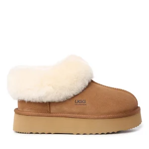 Platinum Platform Ugg Slippers