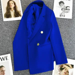 Angela - Blazer doppiopetto da donna per ufficio e tempo libero