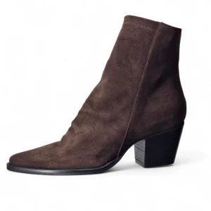 Kammi Texano Tronchetto Stivaletti Texani da Donna – Testa di Moro - GAIA-15