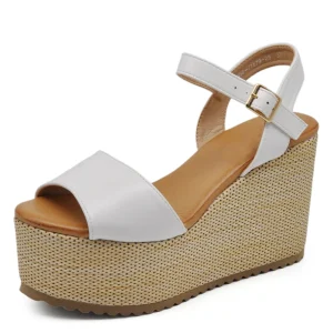 Sandali con Zeppa Donna Platform Eleganza e Comfort Estivo Z7479-09