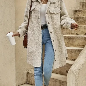 Avis - Cardigan in morbido pile Teddy