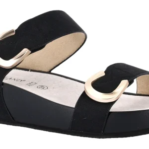 Grunland Ci Ciabatte con Zeppa da Donna – Nero - CI2577C9DIRA