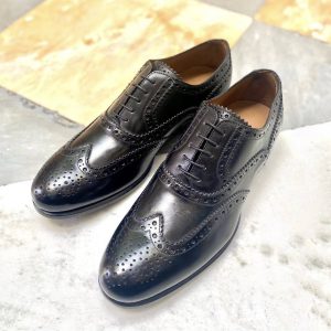 Scarpe Francesine nere in pelle