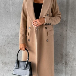 Casandra - Elegante e stiloso trench coat con bottoni
